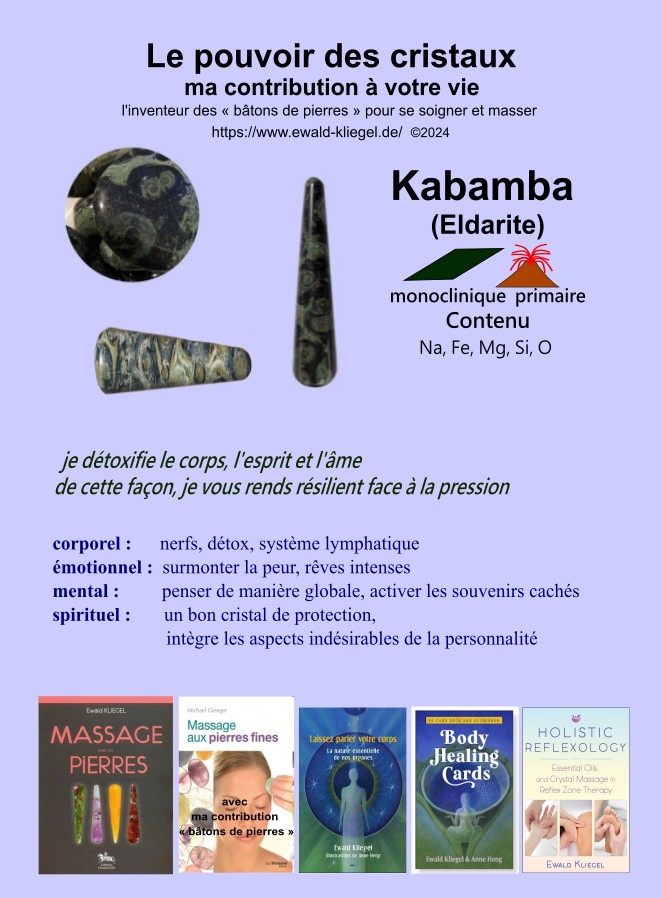 Kabamba - MASSAGE avec les PIERRES Ewald Kliegel