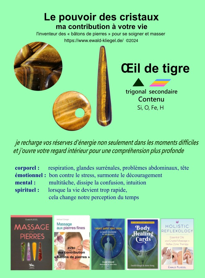 Oel-Tigre - MASSAGE avec les PIERRES Ewald Kliegel